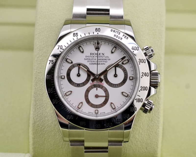 Rolex Daytona SS White Dial 