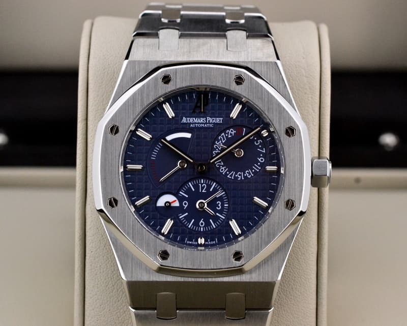Audemars Piguet Royal Oak Dual Time SS Blue Dial 