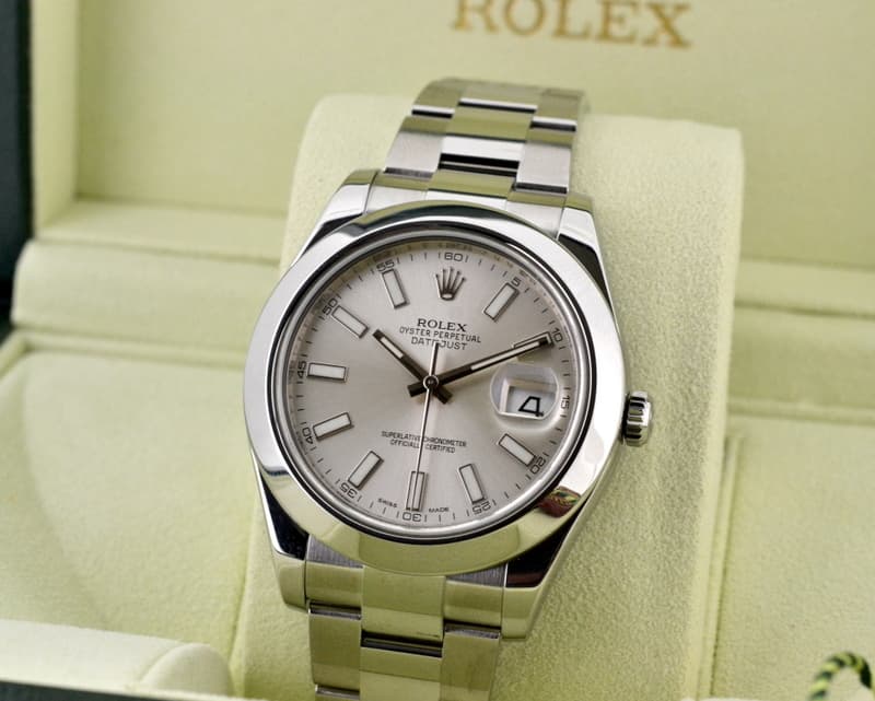 Rolex Datejust II SS Silver Dial 