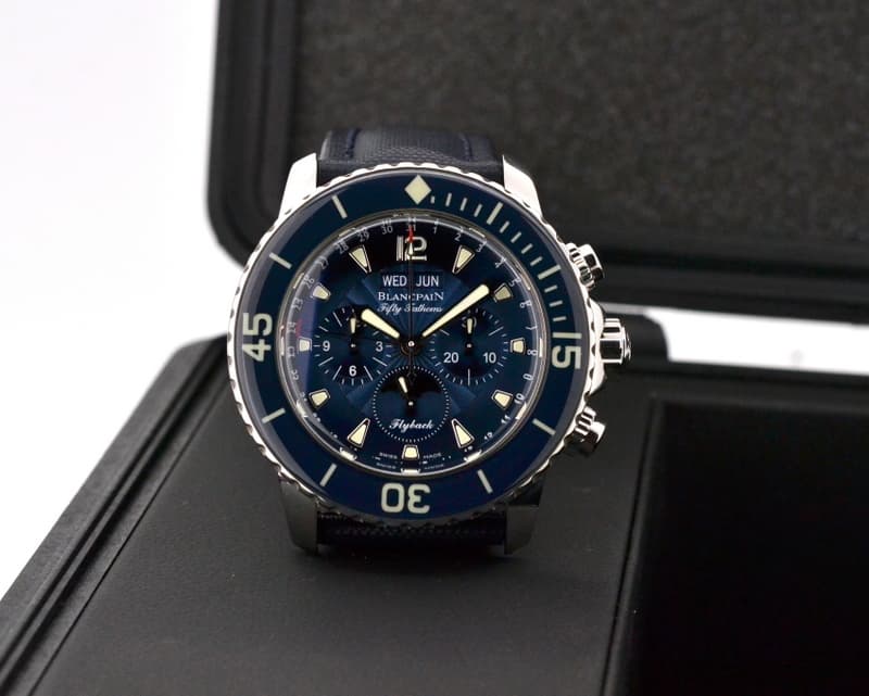 Blancpain Fifty Fathoms Complete Calendar Flyback SS / Blue Dial
