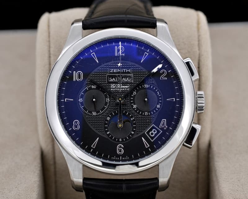 Zenith Class XXT Moon El Primero Chronograph Black Dial