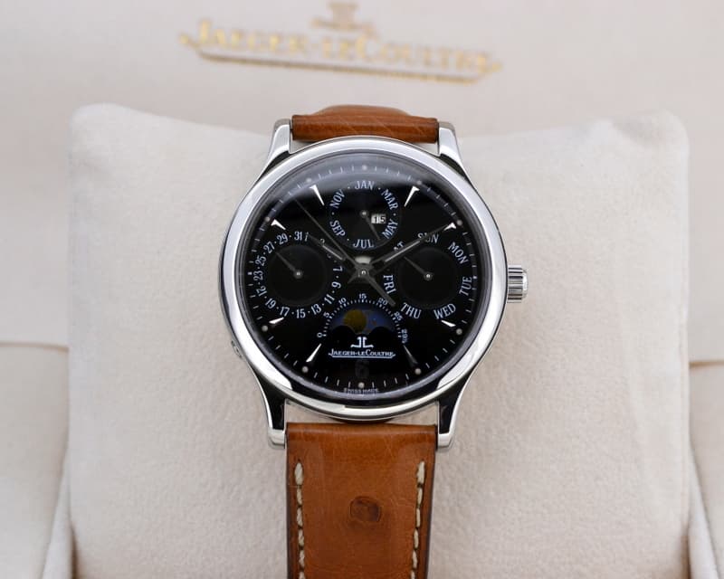 Jaeger LeCoultre Master Perpetual SS Black Dial