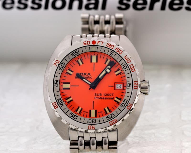 Doxa SUB 1200T Professional 
SS Orange Dial Limited