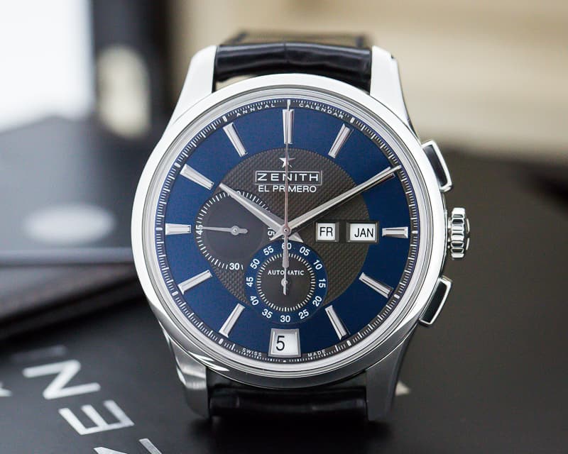 Zenith Captain Winsor Chronograph SS / Blue Dial