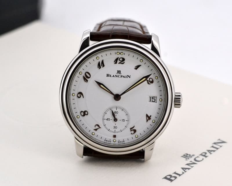 Blancpain Ultra Thin Automatic 100HR White Arabic Dial