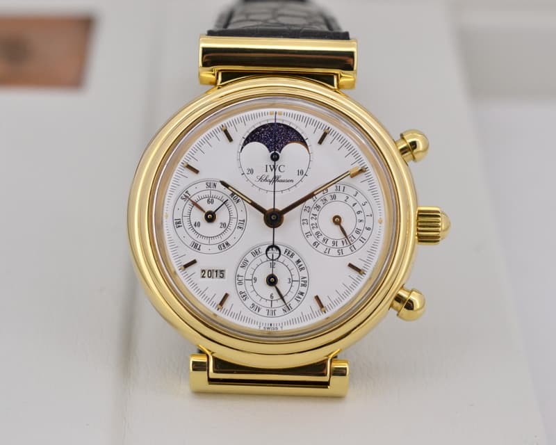 IWC Da Vinci Perpetual Calendar Chronograph 18K Yellow Gold