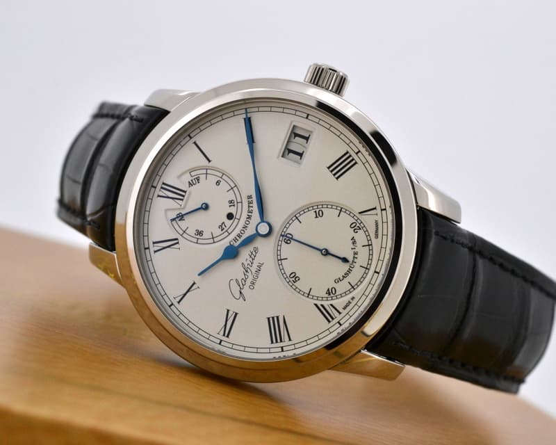 Glashutte Original Senator Chronometer 18K White Gold