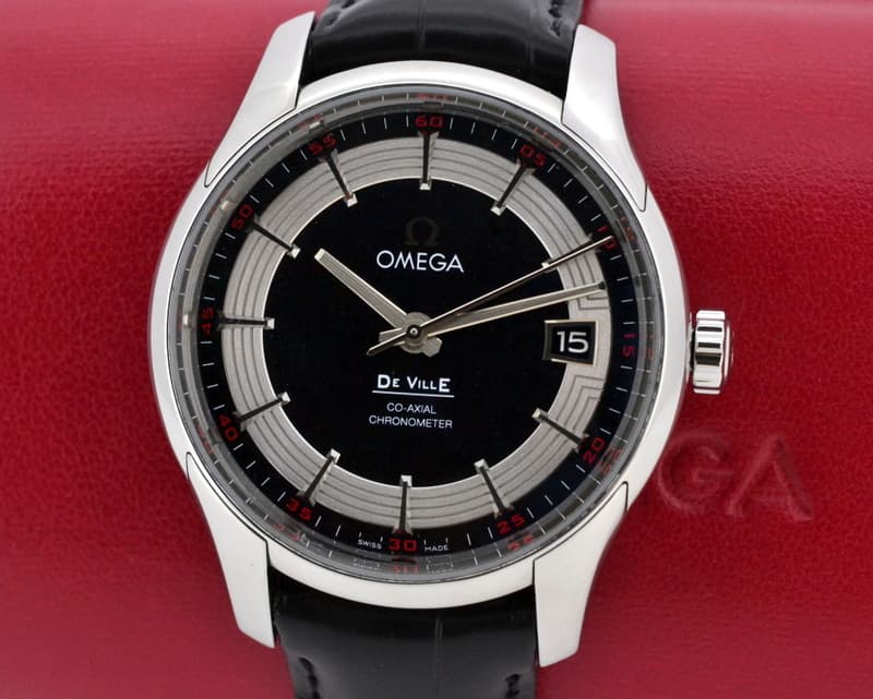 Omega DeVille Hour Vision Co Axial Chronometer SS / Leather
