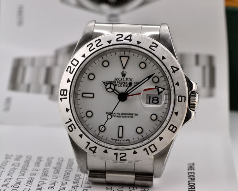 Rolex Explorer II White Dial 
