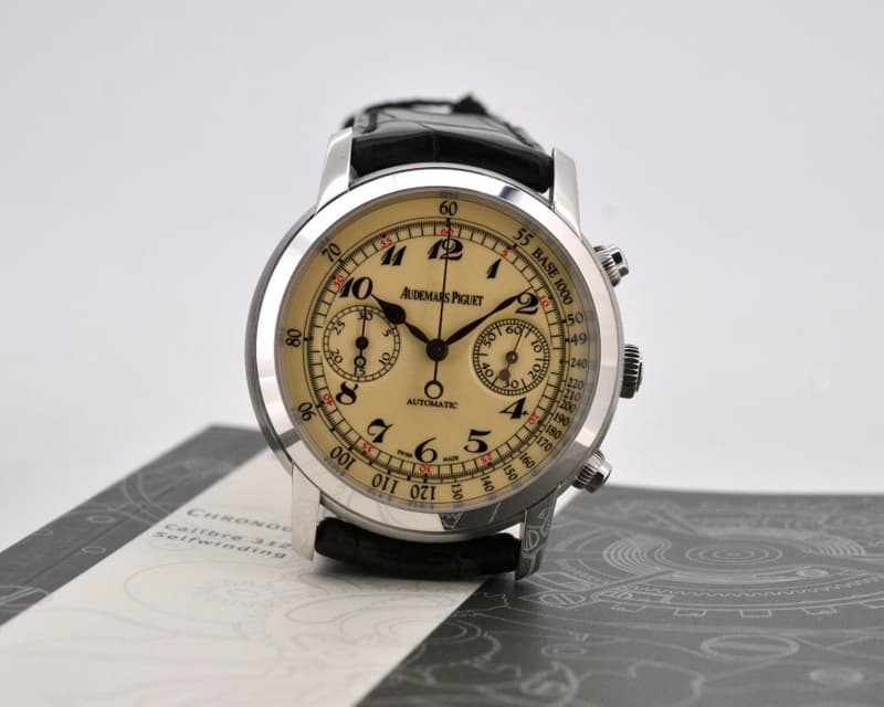 Audemars Piguet Jules Audemars Chronograph 18K White Gold 