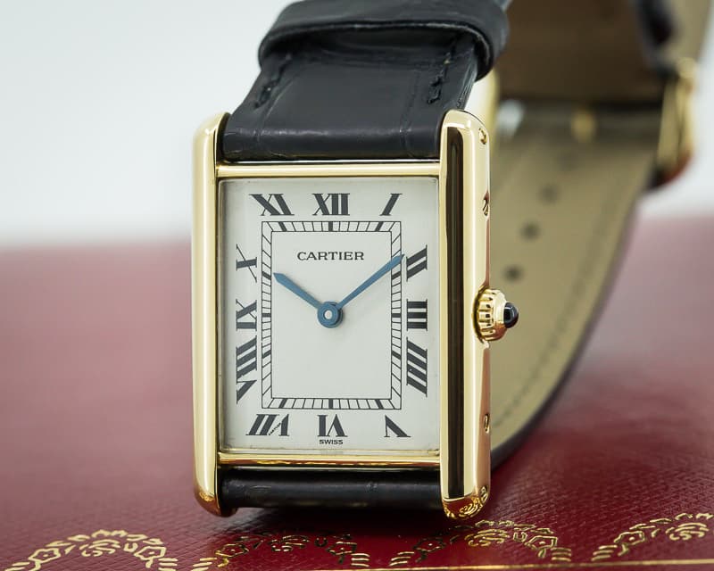 Cartier Tank Louis Quartz 18K Yellow Gold