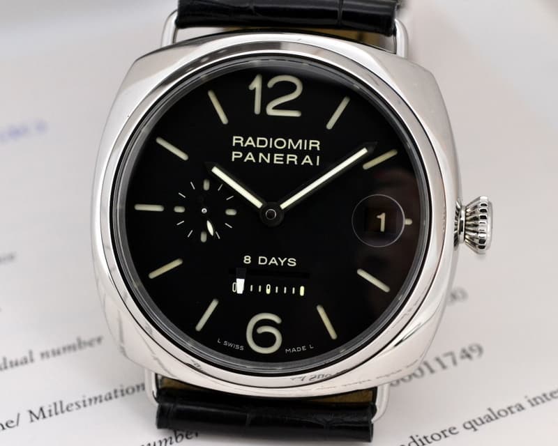 Panerai Radiomir 8 Days Manual Wind SS 45MM