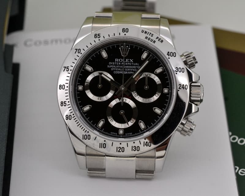 Rolex Daytona SS Black Dial