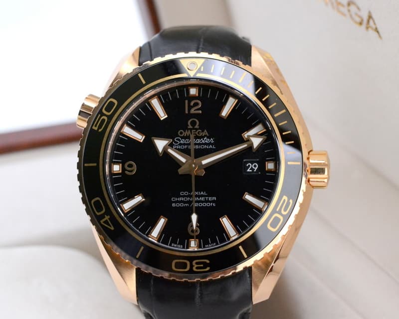 Omega Seamaster Planet Ocean 18K Rose Gold 46MM