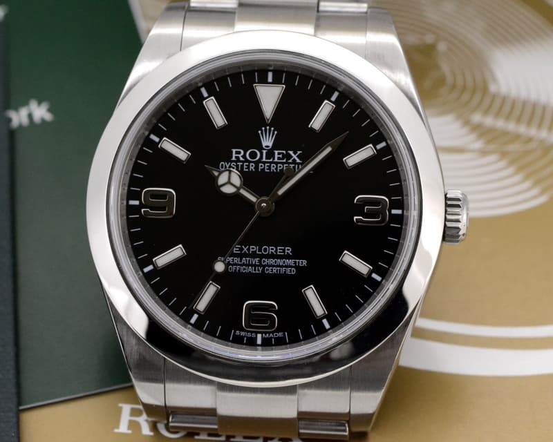 Rolex Explorer I 39MM SS / SS


