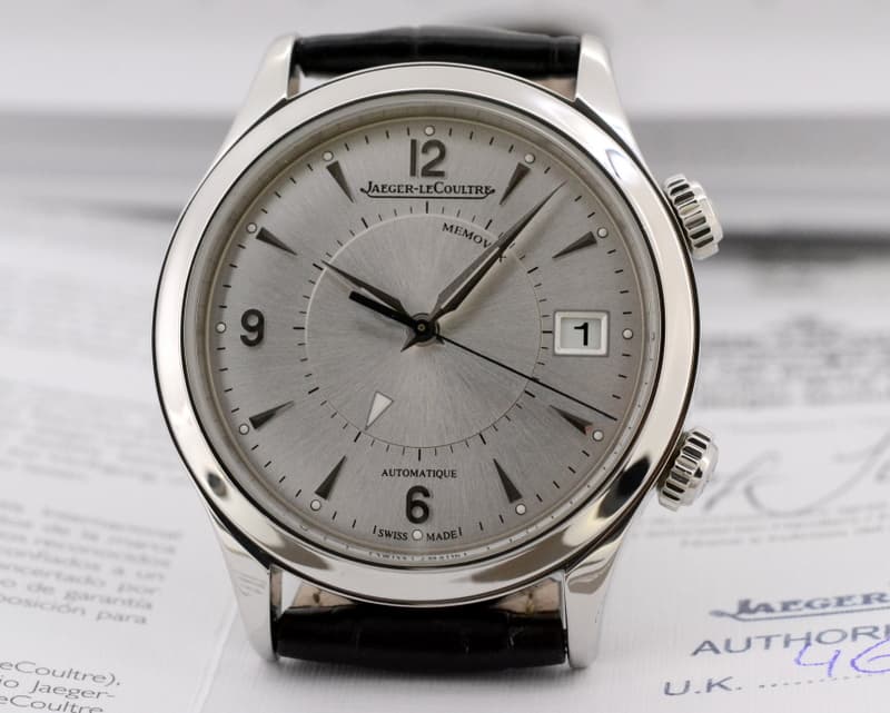 Jaeger LeCoultre Master Memovox SS Silver Dial 
