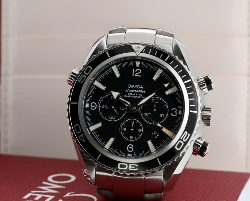 Omega Seamaster Planet Ocean Co-Axial Chronograph SS / SS 