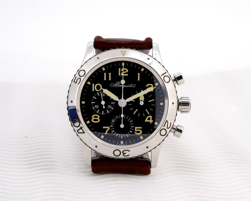 Breguet Type XX Aeronavale Black Dial SS 