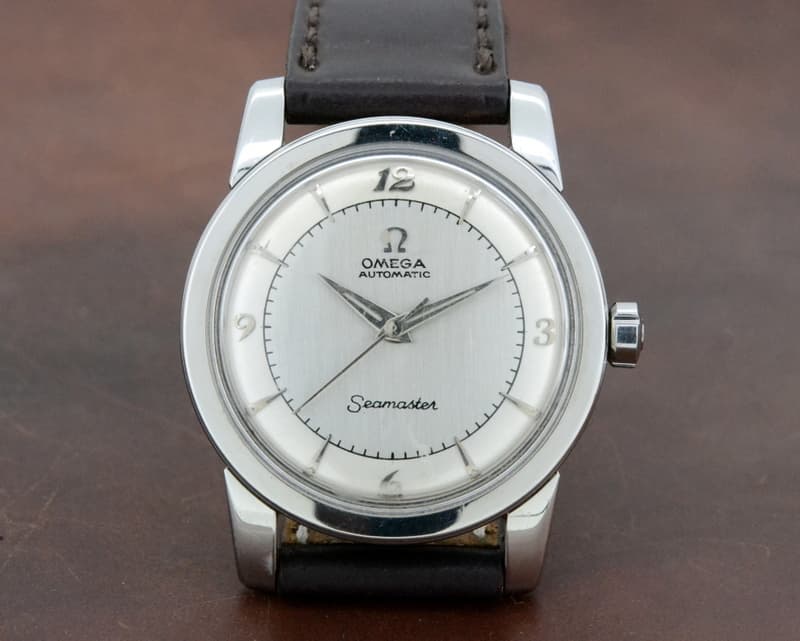 Omega Seamaster Steel Automatic Bumper Movement 1950's