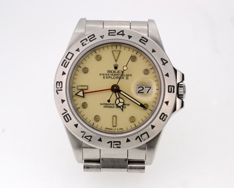 Rolex Explorer II "Cream" Dial SS / SS