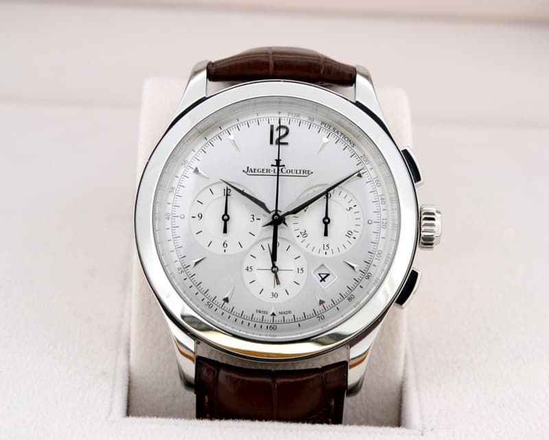 Jaeger LeCoultre Master Chronograph SS Silver Dial 