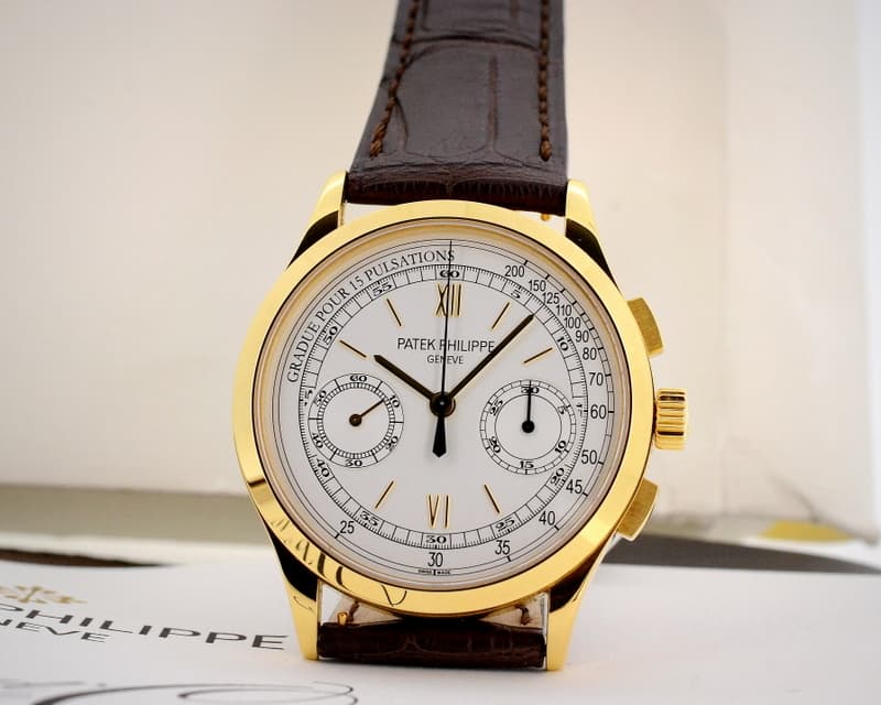 Patek Philippe Chronograph 18K Yellow Gold 