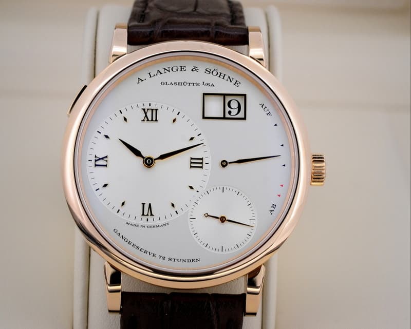 A. Lange and Sohne Grande Lange 1 18K Rose Gold 
