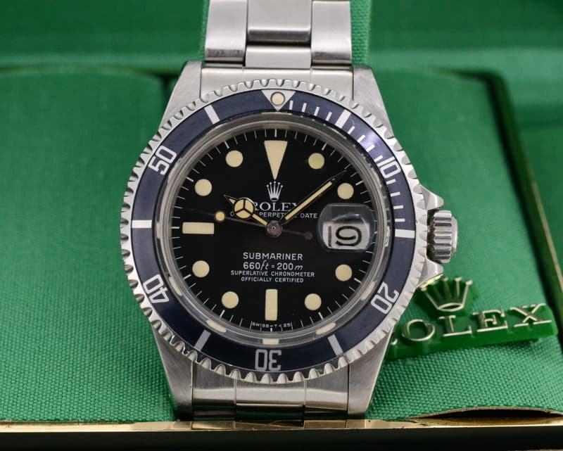 Rolex Submariner Box and Papers SS Circa 1978