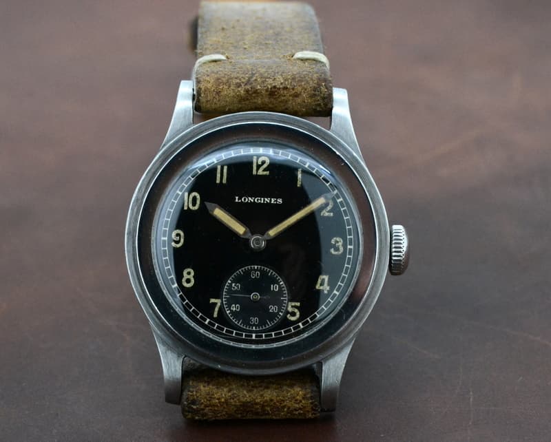 Longines Rare Vintage TRE TACCHE Black Luminous Dial 