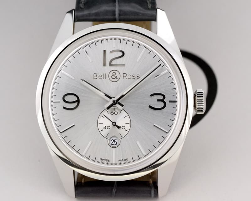 Bell & Ross Vintage BR123 Officer Silver Dial