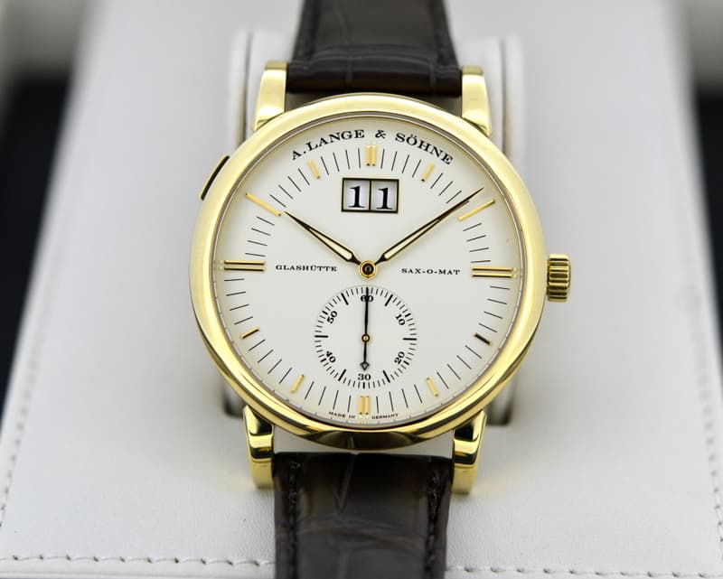 A. Lange and Sohne Grand Langematik Date 18K Yellow Gold