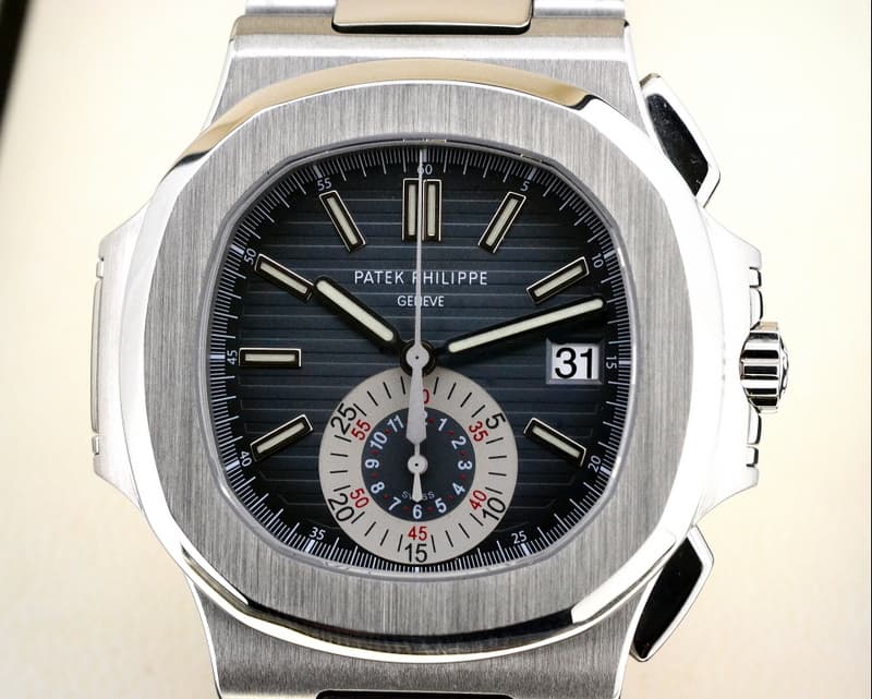Patek Philippe Nautilus Chronograph SS Blue Dial 