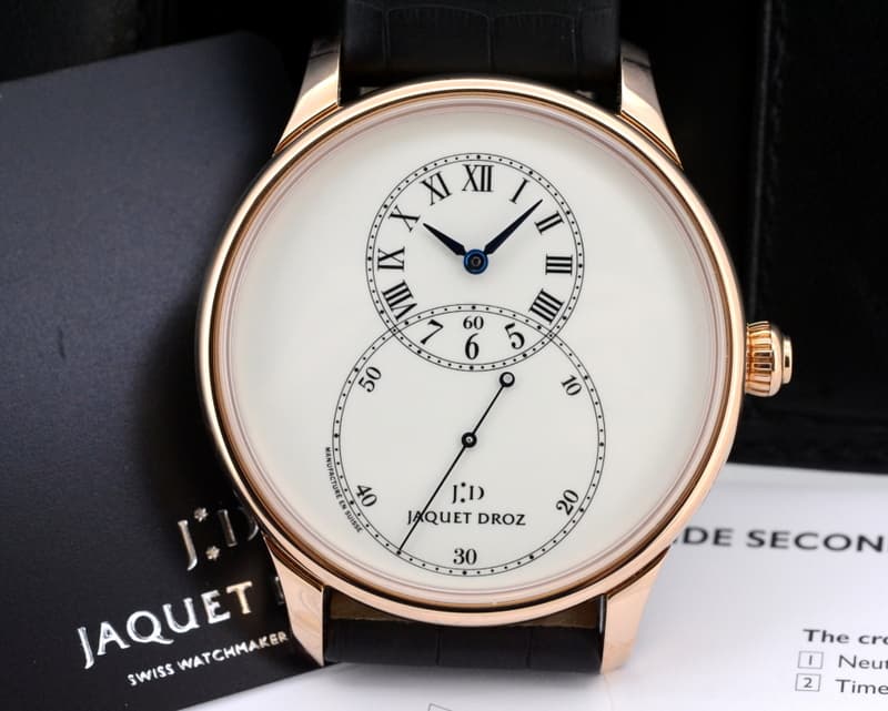 Jaquet Droz Grande Seconde 18K Rose Gold Ivory Dial