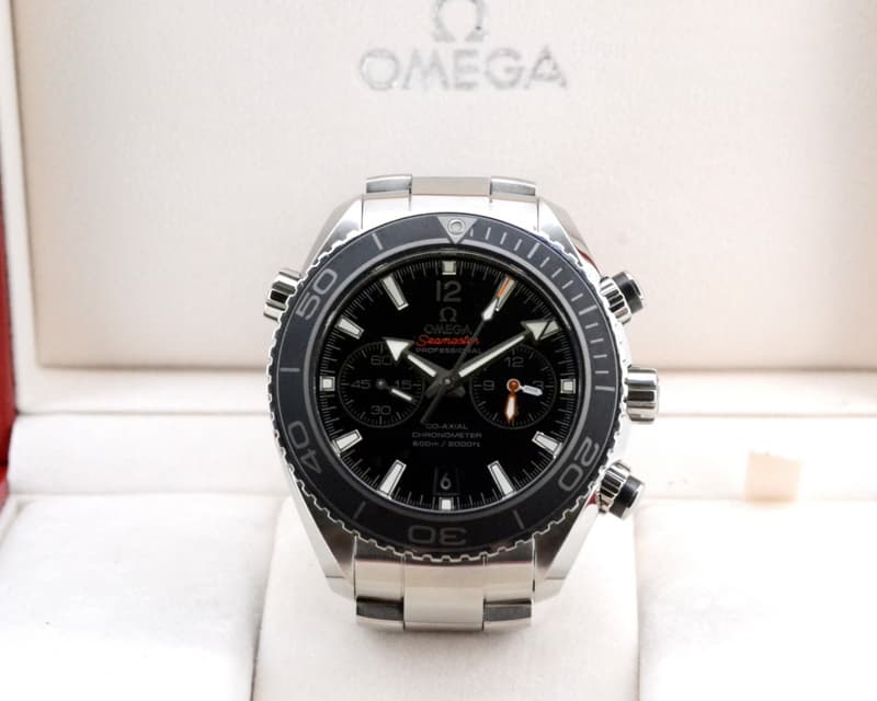 Omega Planet Ocean Co-Axial Chronograph Black Dial SS / SS