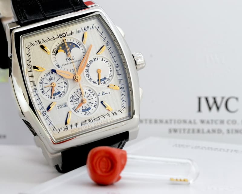 IWC Da Vinci Kurt Klaus Perpetual Calendar Chronograph SS 