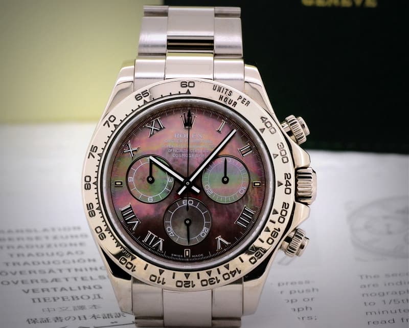 Rolex Daytona 18K White Gold / Mother of Pearl