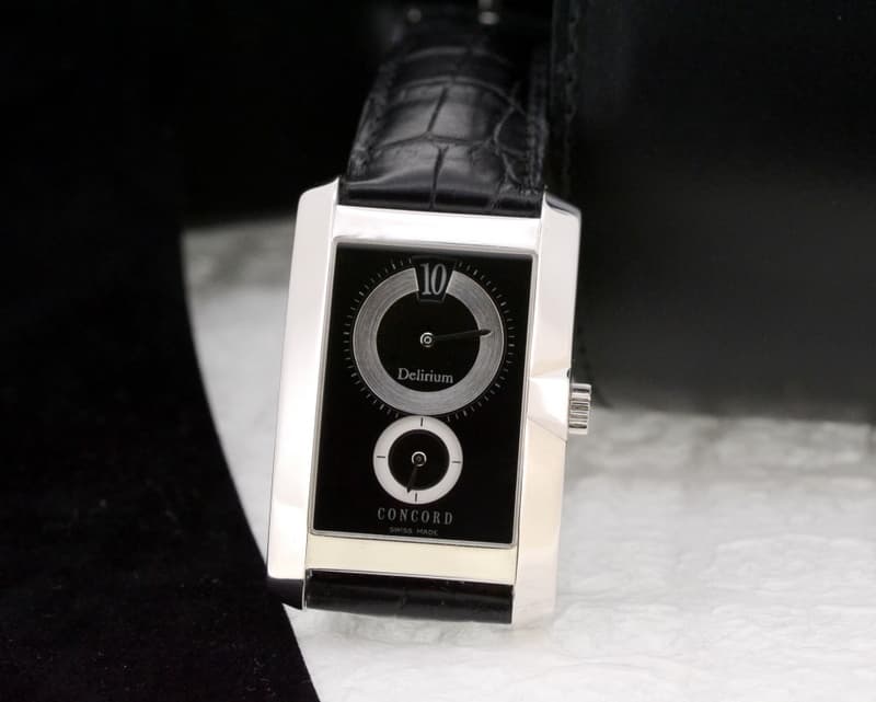 Concord Delirium 18K White Manual Wind