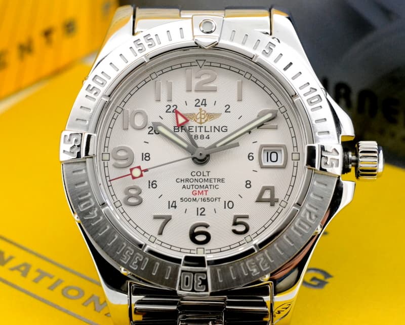 Breitling Colt GMT Silver Dial SS / SS