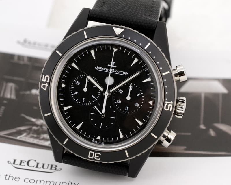 Jaeger LeCoultre Master Compressor Deep Sea Chronograph Cermet Case


