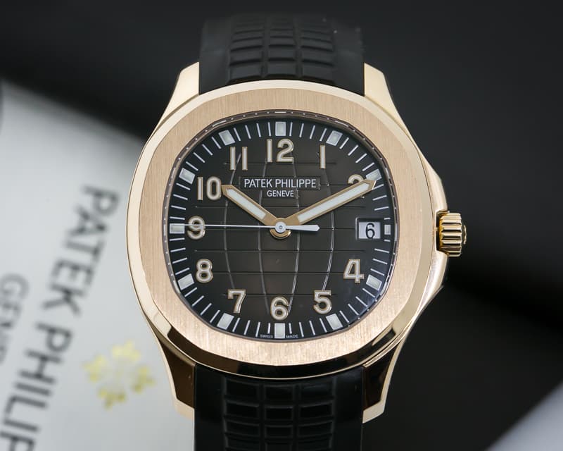 Patek Philippe Aquanaut 18K Rose Gold / Brown Dial