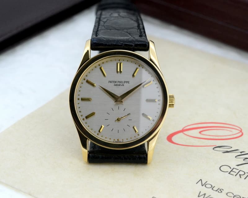 Patek Philippe Calatrava Manual Wind 18K Yellow Gold 