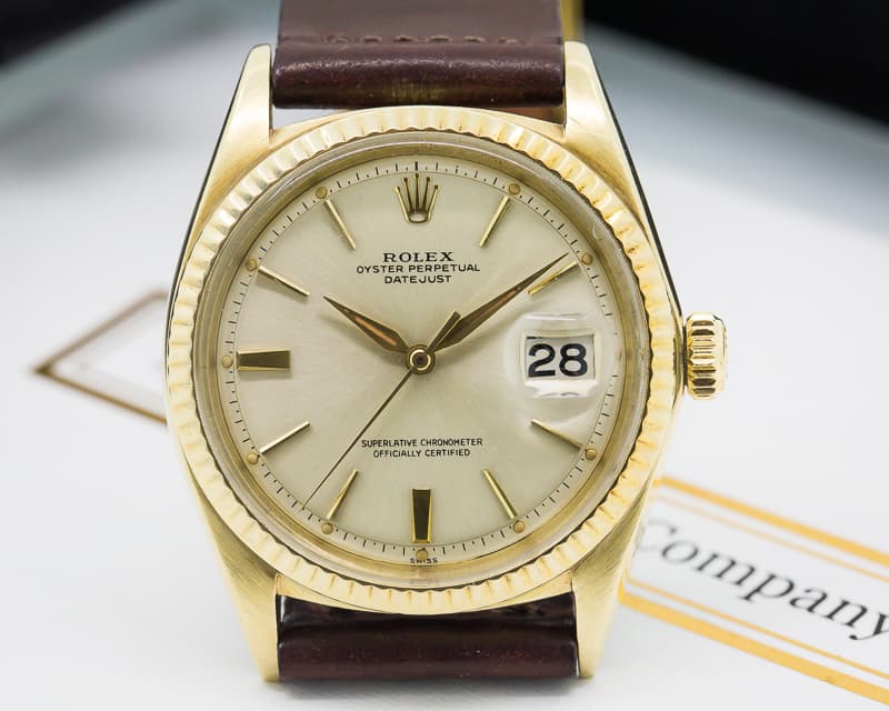 Rolex Oyster Perpetual Datejust 14K YG