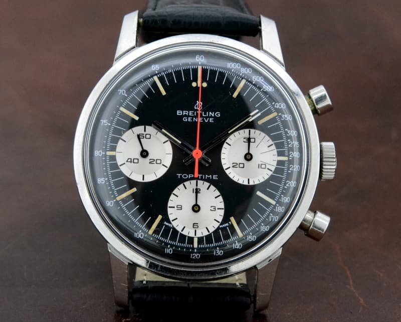 Breitling Vintage Top Time Panda Dial