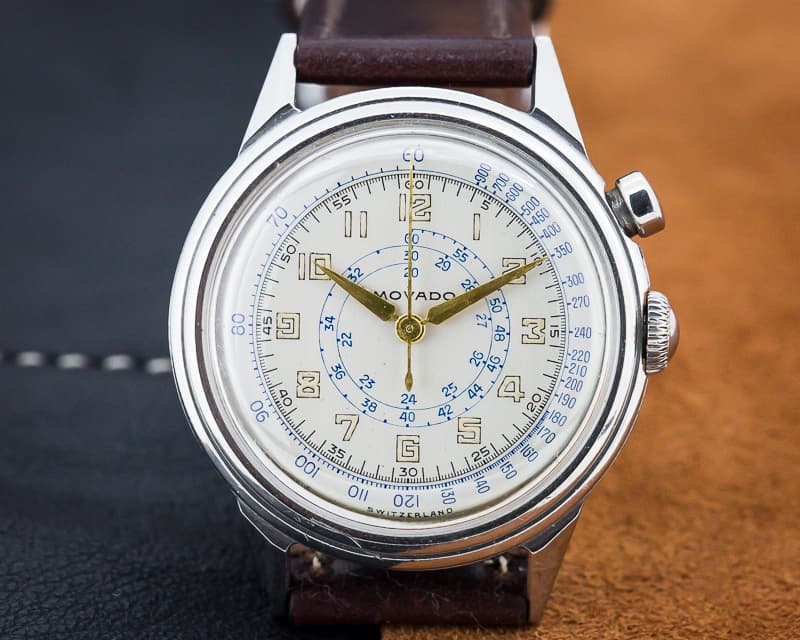 Movado Vintage Monopusher Chronograph SS 