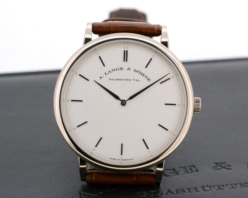 A. Lange and Sohne Saxonia Thin Manual Wind 18K 40mm