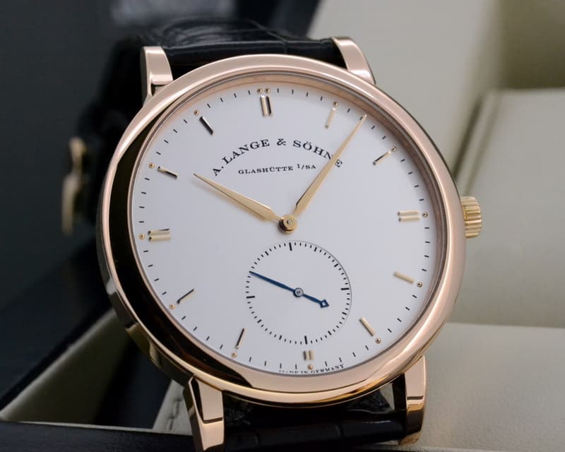 A. Lange and Sohne Grosse Saxonia 18K Rose Gold 40MM