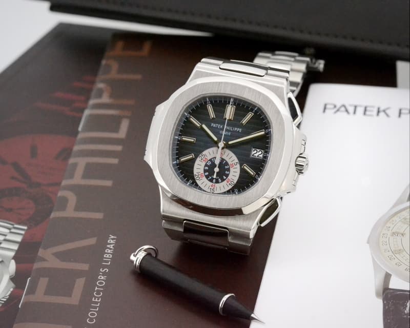 Patek Philippe Nautilus Chronograph SS Blue Dial 