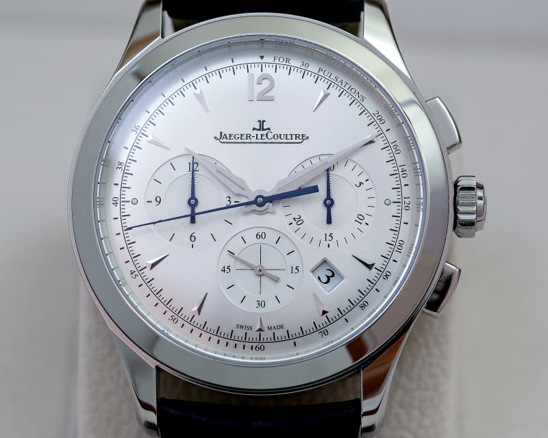 Jaeger LeCoultre Master Chronograph SS Silver Dial 