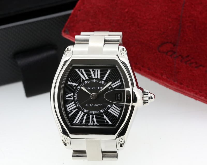 Cartier Roadster Black Dial SS / SS