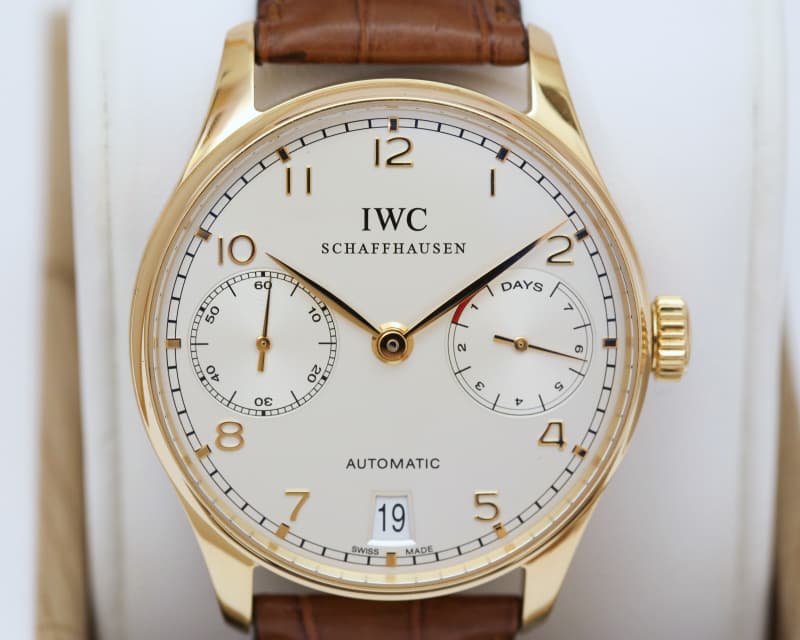 IWC Portuguese 7 Day Automatic 18K Rose Gold